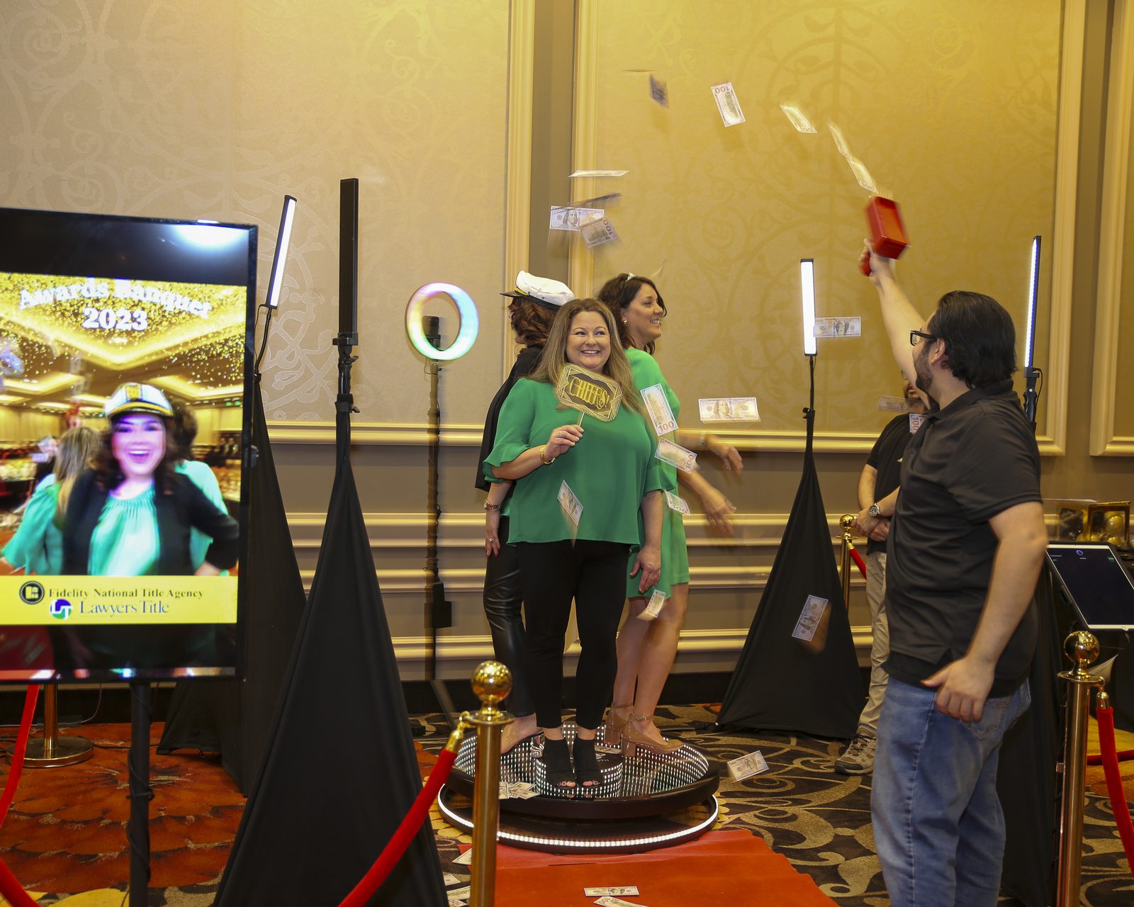 360 photo booth at school prom event in Tucson Arizona